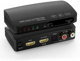 Conversor Extrator Audio HDMI 2.0 4K@60Hz ARC HDCP 2.2 HDR10 - HDMatters Conversor Extrator Audio HDMI 2.0 4K@60Hz ARC HDCP 2.2 HDR10 - HDMatters