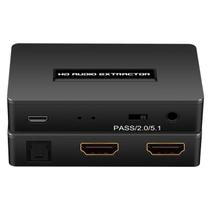 Conversor extrator de áudio HDMI HDSUNWSTD 1080P 3D com Spdif