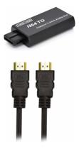 Conversor Hdmi Compatível Com Super Nintendo Nintendo 64 N64 Gamecube + Cabo HDMI