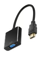 Conversor Hdmi Macho X Vga Fêmea Preto Tebera