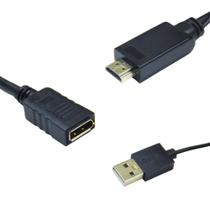 Conversor HDMI Para DisplayPort 4k 1080p com USB - SOLUCAO