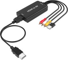Conversor HDMI para RCA AMANKA 1080P - Áudio e Vídeo Composto Conversor HDMI para RCA AMANKA 1080P - Áudio e Vídeo Composto