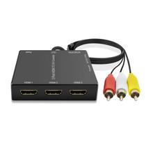 Conversor HDMI para RCA, porta Dingsun 3 para Fire Stick, Roku, PS4