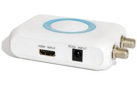 Conversor HDMI para RF/RCA Coaxial - Adaptador Modulador VHF