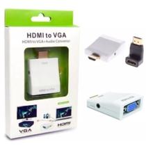 Conversor hdmi para vga branco na caixa Conversor hdmi para vga branco na caixa