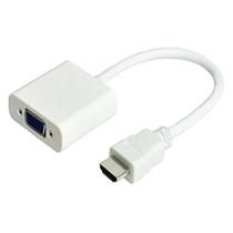 Conversor Hdmi Para Vga Com Audio Branco Storm Conversor Hdmi Para Vga Com Audio Branco Storm