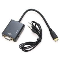 Conversor hdmi para vga com imagem e som rabicho