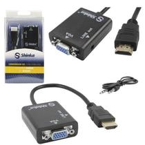 Conversor HDMI para VGA com Saida de Audio Shinka 551 Conversor HDMI para VGA com Saida de Audio Shinka 551