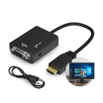 Conversor HDMI para VGA Femea com Áudio Conversor HDMI para VGA Femea com Áudio