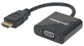 Conversor HDMI para VGA Manhattan 151467 Preto