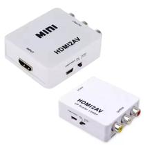 Conversor HDMI x AV Adaptador Video HDMI RCA Full HD