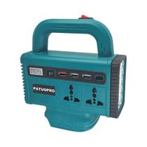 Conversor Inversor Inteligente Portátil Multifuncional Para Bateria Makita 18V DC 21V Para AC Conversor Inversor Inteligente Portátil Multifuncional Para Bateria Makita 18V DC 21V Para AC