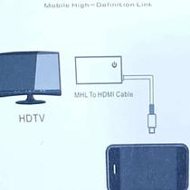 Conversor MHL Micro USB V8 Para HDMI AU-8805⁸ - jsv