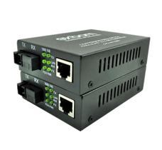 Conversor Mídia Exbom CFO-NK1020 Fibra / Rede A + B Gigabit