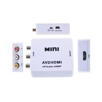 Conversor Mini De Hdmi Para Av ( Rca ) Vídeo 1080p Com Audio - Hdmi X Av