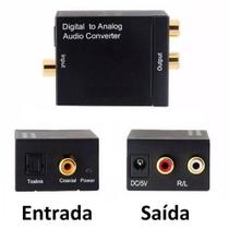 Conversor Optico Coaxial Digital Para Som Analogico Saida Rca