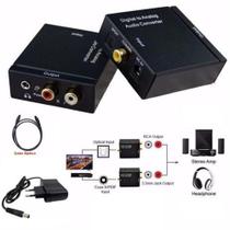 Conversor optico / coaxial digital x rca analogico - Jc Audioe Video Conversor optico / coaxial digital x rca analogico - Jc Audioe Video