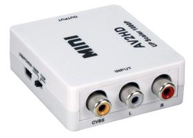 Conversor QVS de A/V de fêmea Composite para fêmea HDMI Conversor QVS de A/V de fêmea Composite para fêmea HDMI