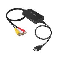 Conversor RCA para HDMI - Adaptador Composto para HDMI com Suporte 1080p