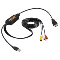 Conversor RCA para HDMI AuviPal 1080P com cabos para VHS/PS/Xbox