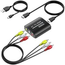Conversor RCA para HDMI GINGIN 1080p/720p para TV/PC/N64/Wii/PS