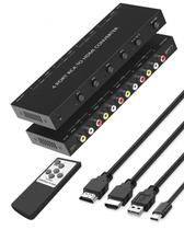 Conversor RCA para HDMI OSEtub de 4 portas com TECNOLOGIA DE ATUALIZAÇÃO Conversor RCA para HDMI OSEtub de 4 portas com TECNOLOGIA DE ATUALIZAÇÃO