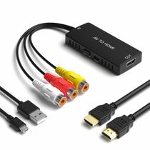 Conversor RCA para HDMI RuiPuo suporta 1080P PAL/NTSC 1080p Conversor RCA para HDMI RuiPuo suporta 1080P PAL/NTSC 1080p