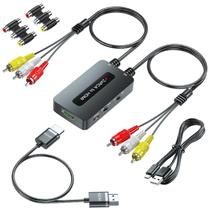 Conversor RCA para HDMI Sedytetoc 2 portas AV para HDMI 1080P