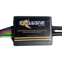 Conversor Rca Remoto Slim Automotivo Exclusive 12v Potencia