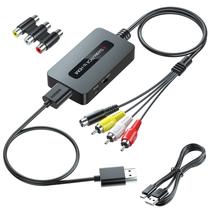 Conversor RCA S-Vídeo para HDMI 720p/1080p - Com Cabo HDMI - Sedytetoc