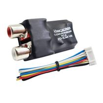 Conversor rca slim estéreo remoto full range com led entrada fio saida fêmea zd-slim-v2 Conversor rca slim estéreo remoto full range com led entrada fio saida fêmea zd-slim-v2