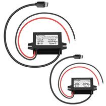 Conversor Step Down Klnuoxj DC 12V/24V para 5V USB C 5A 25W Conversor Step Down Klnuoxj DC 12V/24V para 5V USB C 5A 25W