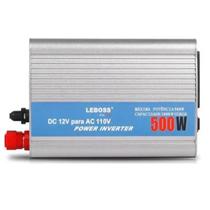 Conversor Transformador 500W Inversor 12 Para 110V Com Tomad