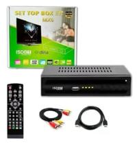 Conversor Tv de Sinal Analógico p Digital com Antena interna HDTV - SET TOP BOX