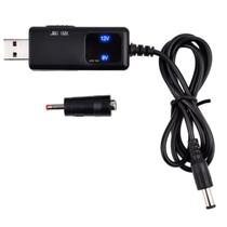 Conversor USB Boost/Step-Up para 9V e 12V com Seletor de Voltagem e Conector Universal Conversor USB Boost/Step-Up para 9V e 12V com Seletor de Voltagem e Conector Universal