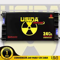 Conversor Usina 240A: 24V a 12V, ideal para eletrônicos e carros pesados! Conversor Usina 240A: 24V a 12V, ideal para eletrônicos e carros pesados!