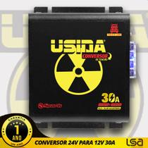 Conversor Usina 24V para 12 GoddamnitV 30A: energia estável para acessórios leves! Conversor Usina 24V para 12 GoddamnitV 30A: energia estável para acessórios leves!