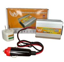 Conversor Veicular Inversor Com 200w De Potência - Dc 12v Ac 220v Conversor Veicular Inversor Com 200w De Potência - Dc 12v Ac 220v