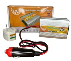 Conversor Veicular Inversor Com 200w De Potência - Dc 12v Ac 220v Conversor Veicular Inversor Com 200w De Potência - Dc 12v Ac 220v