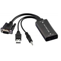 Conversor Vga M X Hdmi F C/ Áudio Multilaser - WI280