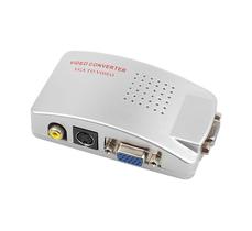 Conversor Vga P/ Rca + S-Video Pc Notebook Tv Telão Projetor