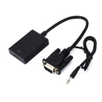 Conversor VGA Para HDMI Com Áudio USB - Ld cabos Conversor VGA Para HDMI Com Áudio USB - Ld cabos