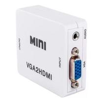 Conversor Vga Para Hdmi Com Entrada De Audio P2