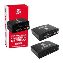 Conversor Vga Para Saída Hdmi Com Áudio Vga/hdmi Premium Conversor Vga Para Saída Hdmi Com Áudio Vga/hdmi Premium