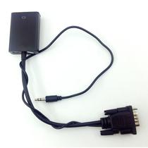Conversor VGA X HDMI Com cabo P2 e USB - Wincabos
