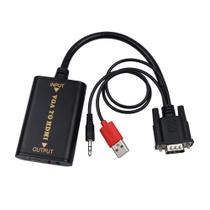 Conversor VGA x HDMI com Cabo USB Fixo