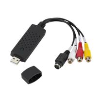 Conversor VHS Para DVD USB 2.0 Analógico Placa De Captura De Áudio E Vídeo Adaptador De PC Em