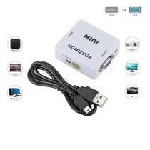 Conversor Vídeo HD Saída HDMI Para VGA