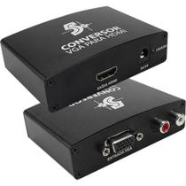 Conversor Vídeo Vga X Hdmi 5+