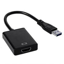 Convesor Adaptador Usb X Hdmi 1080p Audio Video Compativel Pc Win 7-8-10